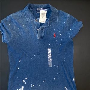 Ralph Lauren Paint Splatter Collar Shirt